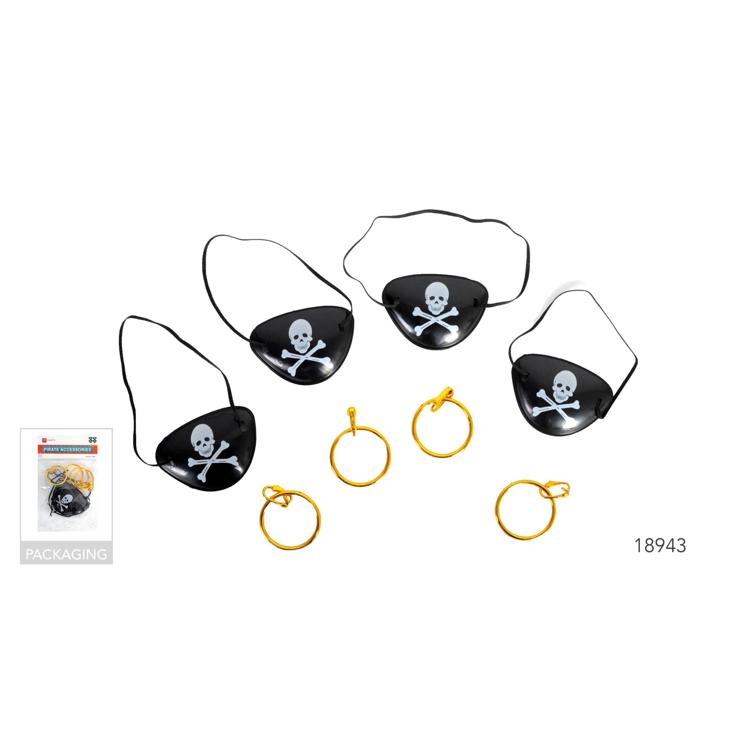 Pirate Eye Patched and Earrings Set – Events, Book Week (PGE-10028)