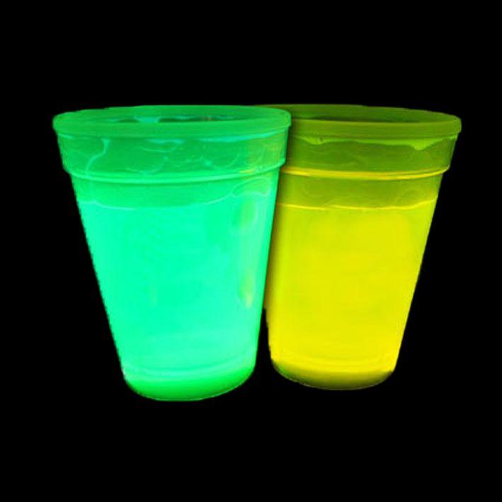 Glow Green/Yellow Cups x 4  – Glow Products, Barware (PGE-11163)