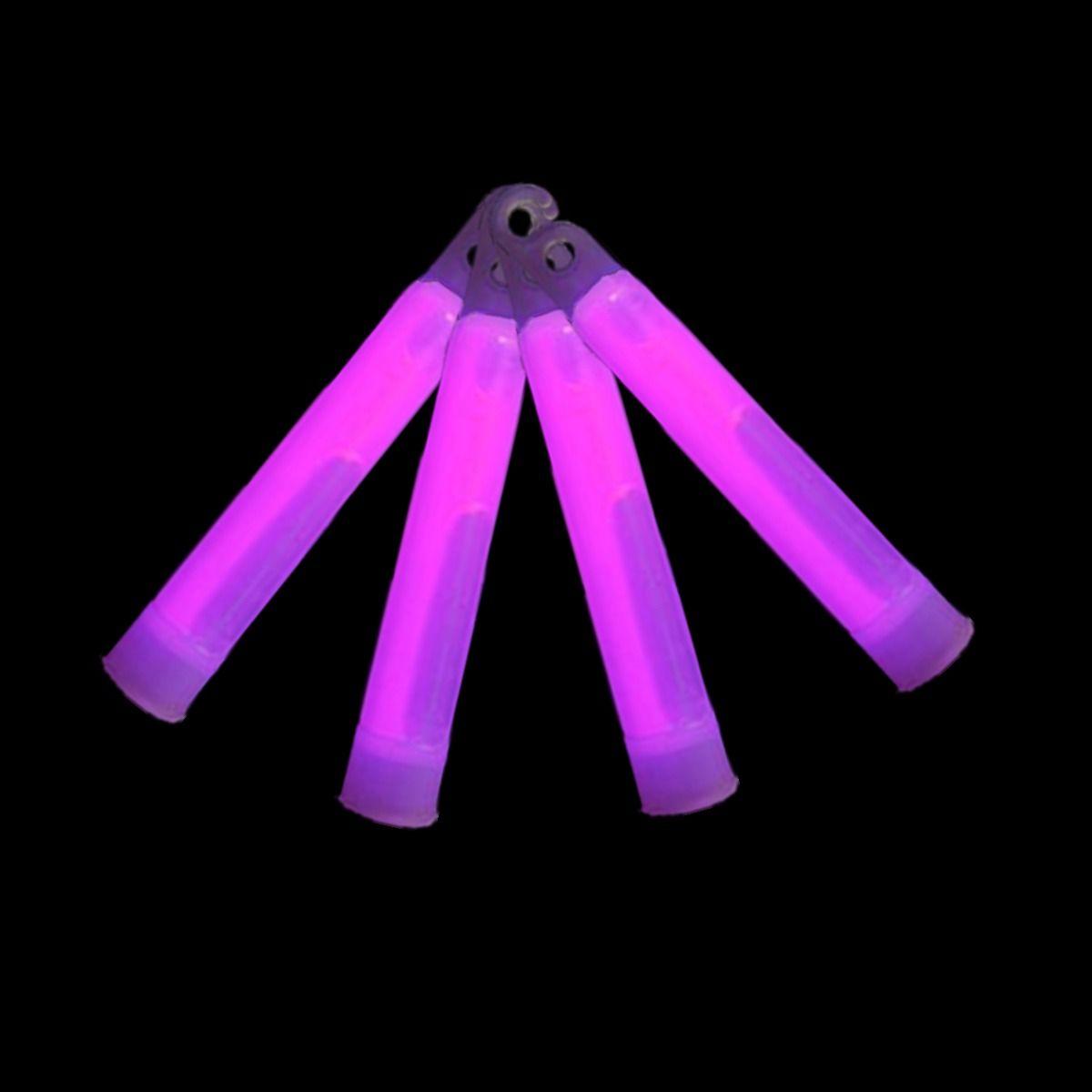 4″ Glow Pink Sticks With Lanyard One Colour x 50  – Night Golf Products (PGE-11194)