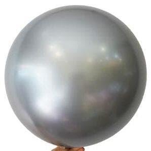 Bobo Balloon Balls Silver 32″ 82cm  – Balloons, Bobo Balloons (PGE-11279)