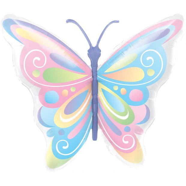 Qualatex Foil Shape 101cm (40″) Beautiful Butterfly  – Latex Balloons, Shaped (PGE-22751)